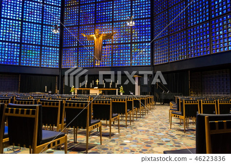New Kaiser Wilhelm Memorial Church interior New Kaiser Wilhelm Memorial Church interior 46223836