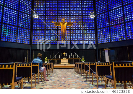 New Kaiser Wilhelm Memorial Church interior New Kaiser Wilhelm Memorial Church interior 46223838