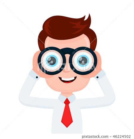 Happy funny young smiling businessman Happy funny young smiling businessman 46224502