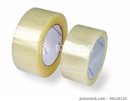 Packaging tapes, two rolls of transparent tape 46226138