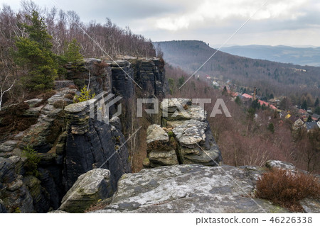 Tisa rocks or Tisa walls in Czech Republic Tisa rocks or Tisa walls in Czech Republic 46226338