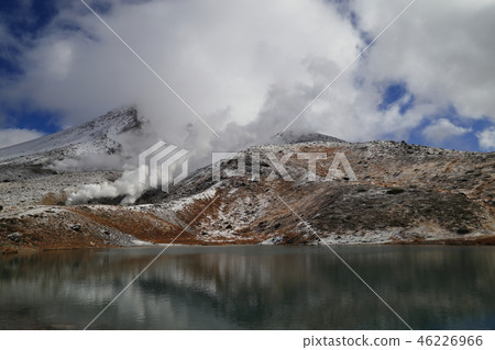 北海道Daisetsuzan Asahidake索道從觀察點出發的風景 北海道Daisetsuzan Asahidake索道從觀察點出發的風景 46226966