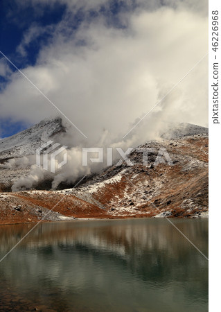 北海道Daisetsuzan Asahidake索道從觀察點出發的風景 北海道Daisetsuzan Asahidake索道從觀察點出發的風景 46226968
