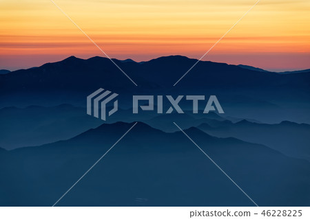 Oku Chichiru mountain of dawn from Mt. 46228225
