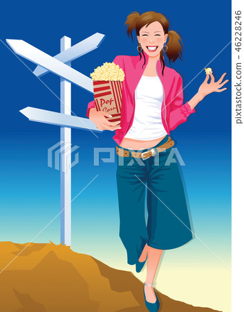Illustration, person, concept Illustration, person, concept 46228246