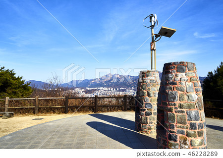 Eunpyeongbong and Sorbus trees 46228289