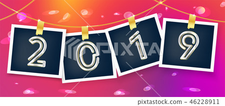 2019 photo frames holiday garland 46228911
