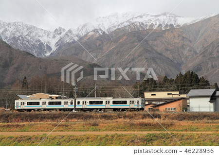 大分線初冬的白馬山口 46228936