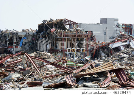 2011年東日本大地震Miyagi Minamisanriku-cho 3.11 2011年東日本大地震Miyagi Minamisanriku-cho 3.11 46229474