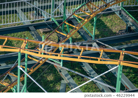 Amusement Park Mini Roller Coaster Rails Amusement Park Mini Roller Coaster Rails 46229944