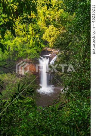 Haew Suwat Waterfall in Khao Yai Park, Thailand 46230213