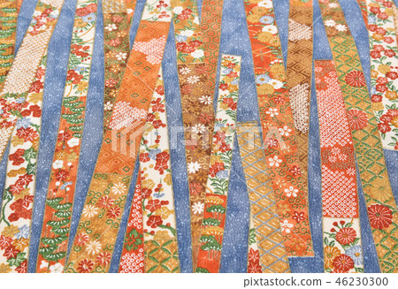 Komon pattern kimono fabric image Komon pattern kimono fabric image 46230300