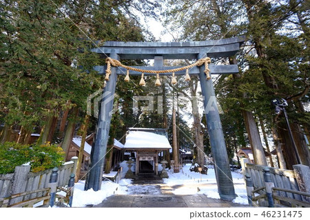Suwa Taisha Kamijaji Torii (east approach) 46231475