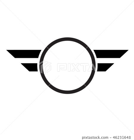 Wing and circle pattern design Wing and circle pattern design 46231648