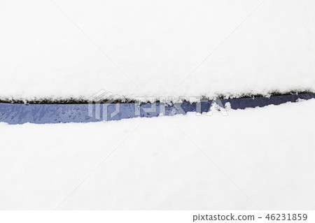 Snow covered car in winter Snow covered car in winter 46231859