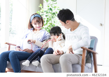 家庭形象孕婦 家庭形象孕婦 46232104