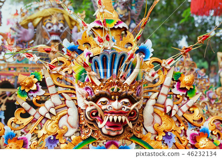 Traditional balinese protective spirit Bhoma 46232134