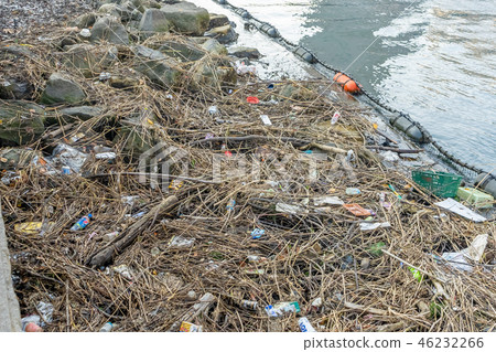 Waste from the sea, water, pollution, waste, environmental issues 46232266