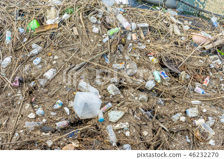 Waste from the sea, water, pollution, waste, environmental issues 46232270