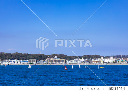 (Kanagawa Prefecture-landscape) Landscape 10 towards Lion from Hayama (Kanagawa Prefecture-landscape) Landscape 10 towards Lion from Hayama 46233614