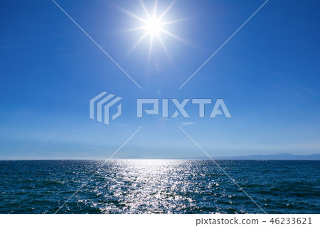 (Kanagawa Prefecture-landscape) Landscape 1 of Shizuoka area seen from Hayama 46233621