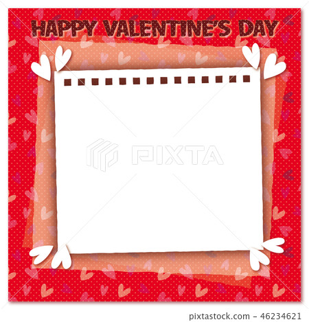 Valentine frame notepad heart Valentine frame notepad heart 46234621