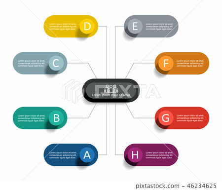 Infographic design template with place for your data. Vector illustration. Infographic design template with place for your data. Vector illustration. 46234625