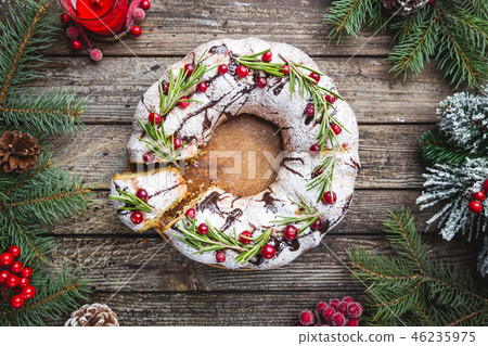 Homemade christmas cake Homemade christmas cake 46235975