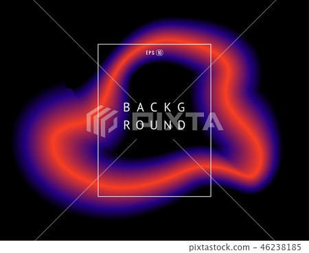 Beautiful colorful vector light effect of neon glow and flash. Background with flying design 46238185