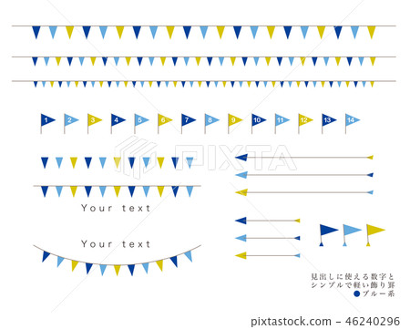Kazarikai Blue of the flag 46240296