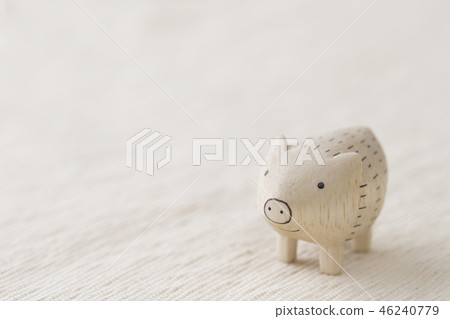 New Year's material of boar 46240779