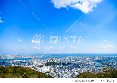 [Tokushima] View from Bizan Observatory 46241023