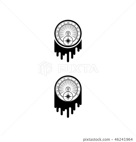 Sundial brush silhouette Sundial brush silhouette 46241964
