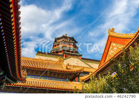 中國北京旅遊景點頤和園 中国北京観光スポット Summer Palace Beijing 佛香閣 中國北京旅遊景點頤和園 中国北京観光スポット Summer Palace Beijing 佛香閣 46242790
