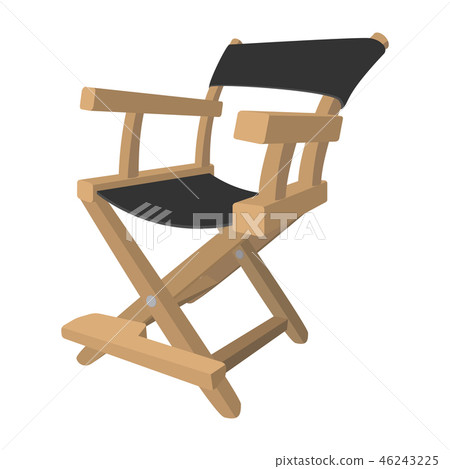 Director chair cartoon icon Director chair cartoon icon 46243225