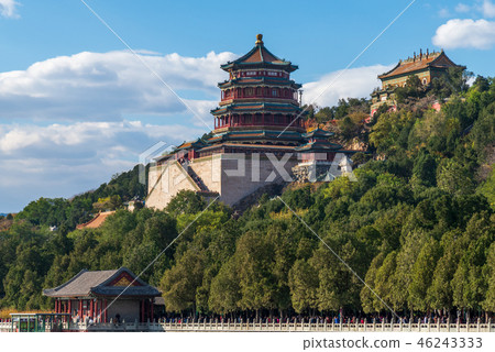 中國北京旅遊景點頤和園 中国北京観光スポット Summer Palace Beijing 佛香閣 46243333