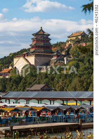 中國北京旅遊景點頤和園 中国北京観光スポット Summer Palace Beijing 佛香閣 46243382