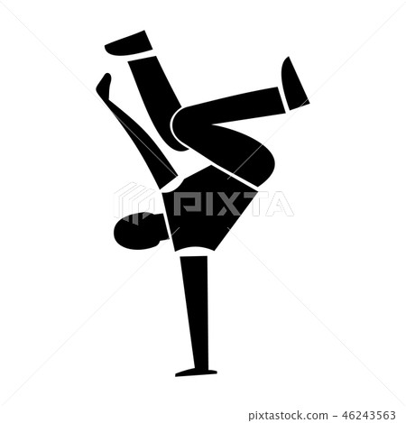 New dance simple icon 46243563
