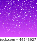 Falling snow, vector illustration 10 EPS. 46243927