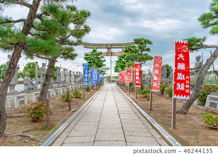 大石神社接近道路風景 46244135
