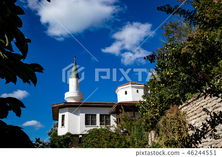 Mosque, Balchik, Bulgaria, partial view, autumn 46244551