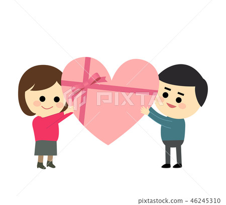Valentine's gift illustration 46245310