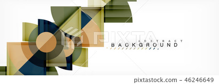 Trendy circles composition geometric background Trendy circles composition geometric background 46246649