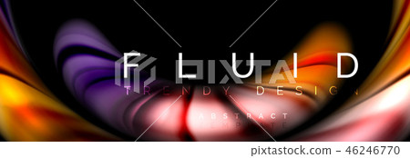 Fluid color motion concept Fluid color motion concept 46246770