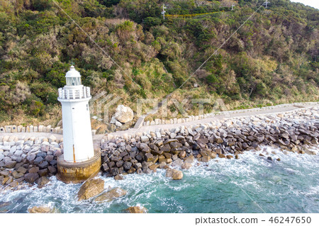 [Aichi Prefecture] Irako lake lighthouse aerial view 46247650