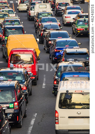 “東京”東京高峰時段，汽車 46248058