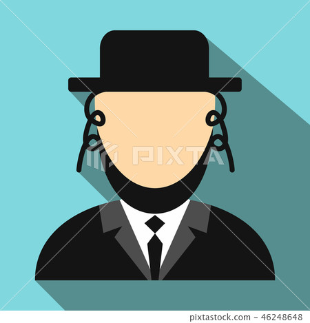 Rabbi flat icon Rabbi flat icon 46248648