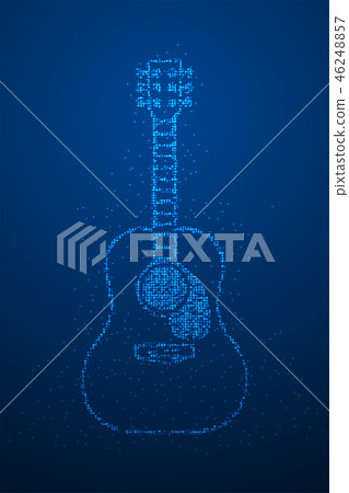 Abstract Geometric Bokeh circle dot pixel pattern 46248857