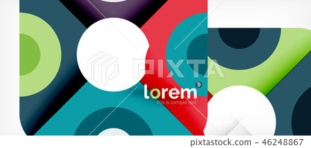 Abstract round elements composition background, organic design Abstract round elements composition background, organic design 46248867