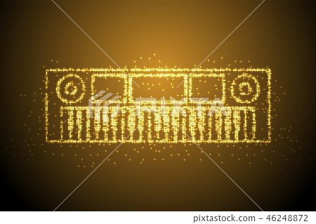Abstract Shiny Bokeh star pattern Keyboard shape Abstract Shiny Bokeh star pattern Keyboard shape 46248872